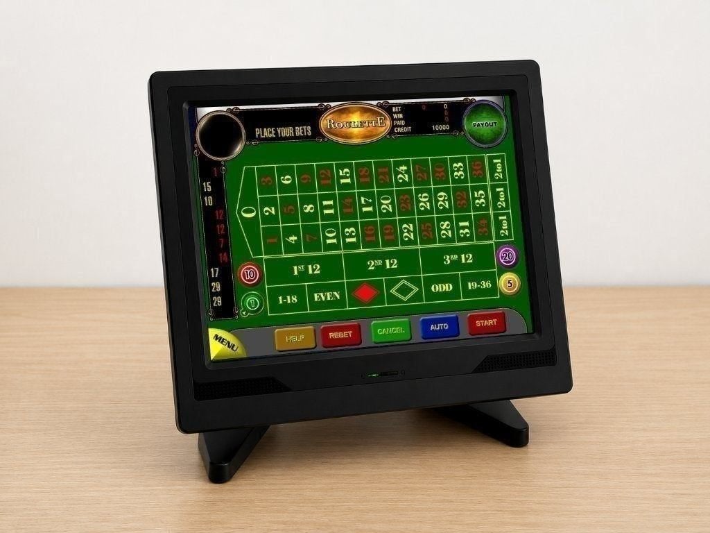 Gokkast Gold touchscreen spelautomaat kroeg bar mancave cafe, Verzamelen, Gulden, Ophalen of Verzenden, Gebruikt