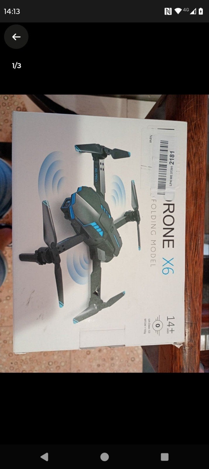 Drone X6, Ophalen of Verzenden, Nieuw, Elektro, Met camera