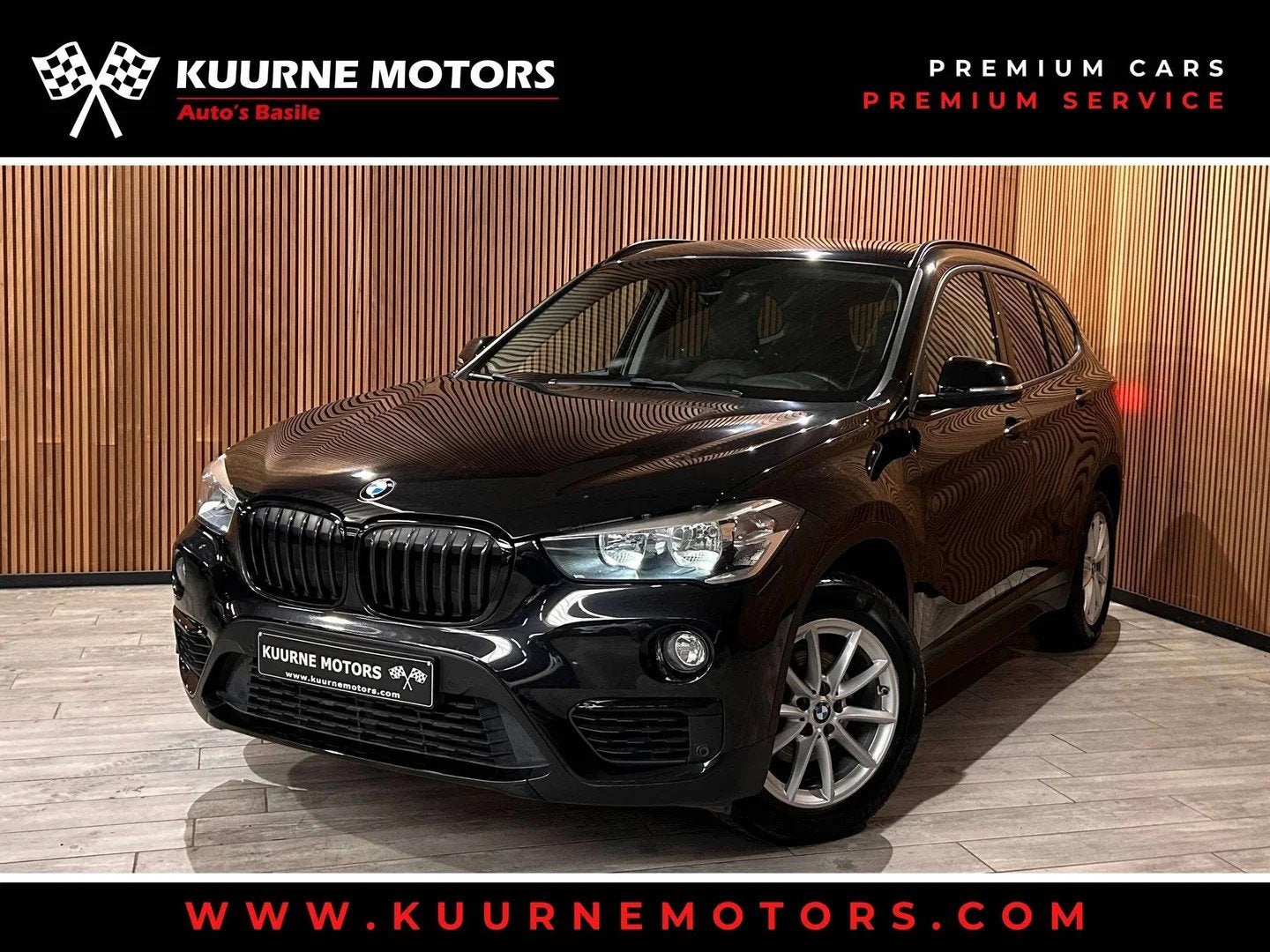 BMW X1 sDrive16d Alu17"/Leder/Gps/Cruise/Pdc/Keyless *1j gar, Gebruikt, 116 pk, Zwart, Leder