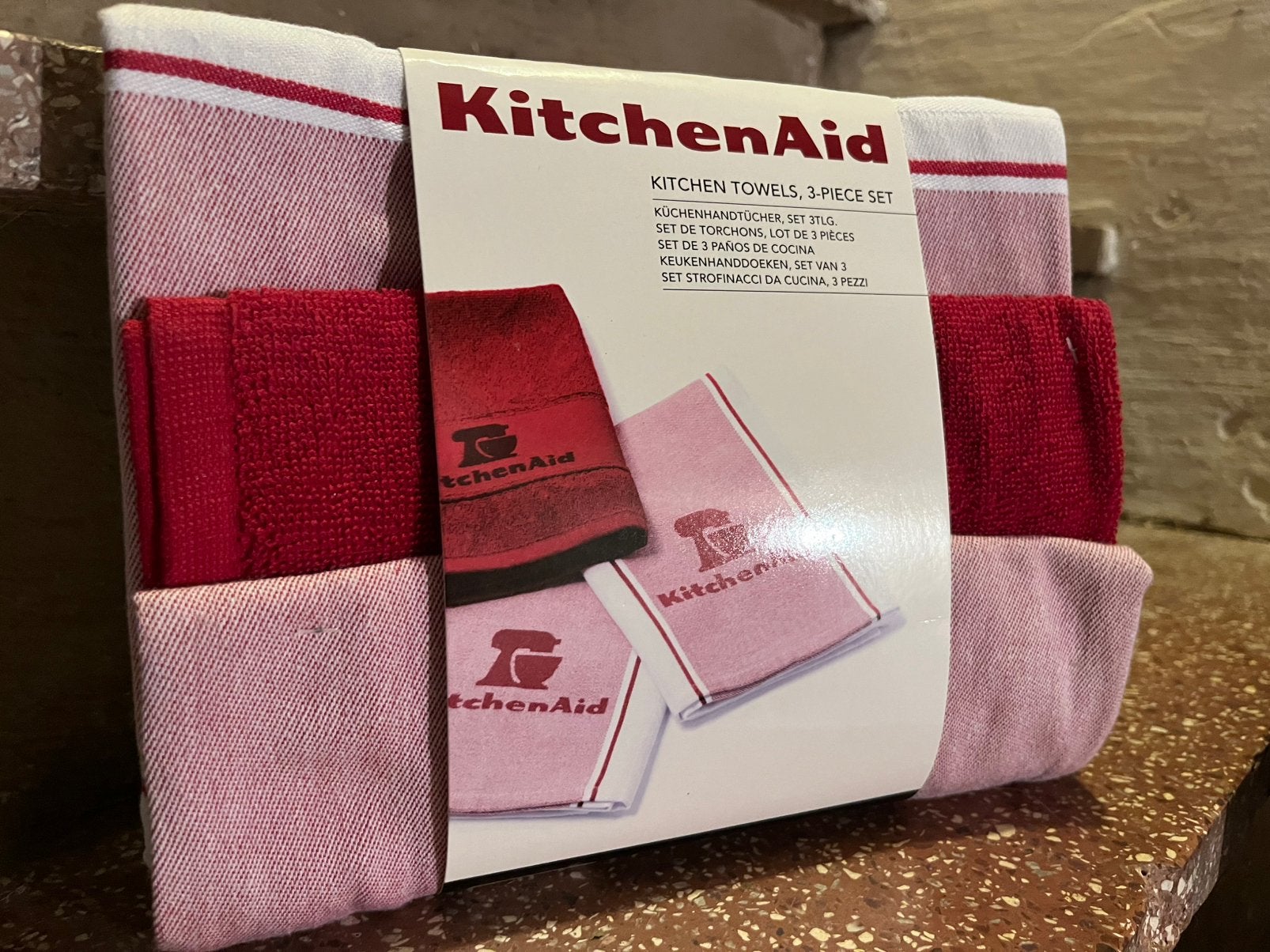 Set 3 keukenhanddoeken KitchenAid, Bijoux, Sacs & Beauté, Beauté | Soins du corps, Enlèvement ou Envoi, Neuf