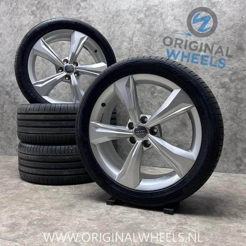 19  inch originele velgen + zomerbanden Audi A6 A7, Auto-onderdelen, 19 inch, Gebruikt, -, -