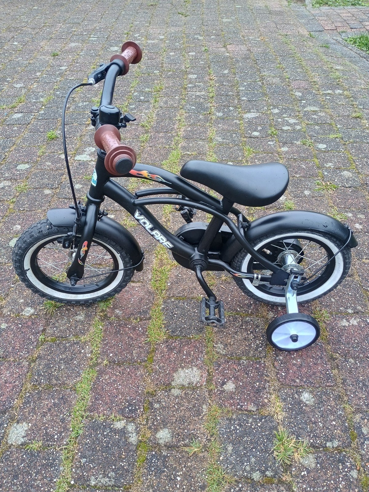 12 inch fietsje volare, Fietsen en Brommers, Ophalen, Zijwieltjes, Gebruikt, Velgrem