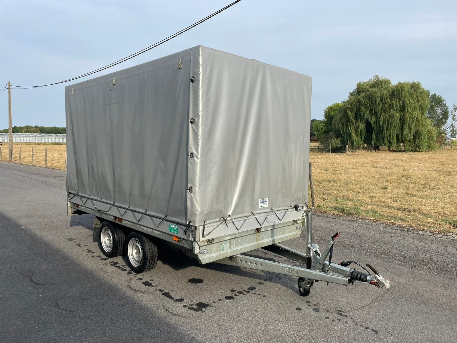 Jansens gesloten aanhangwagen!, Ophalen, Zo goed als nieuw