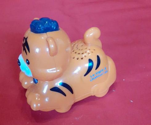 vehicule vtech interactif gribouille tigre a chatouille (10), Enlèvement ou Envoi, Utilisé, 2 à 4 ans