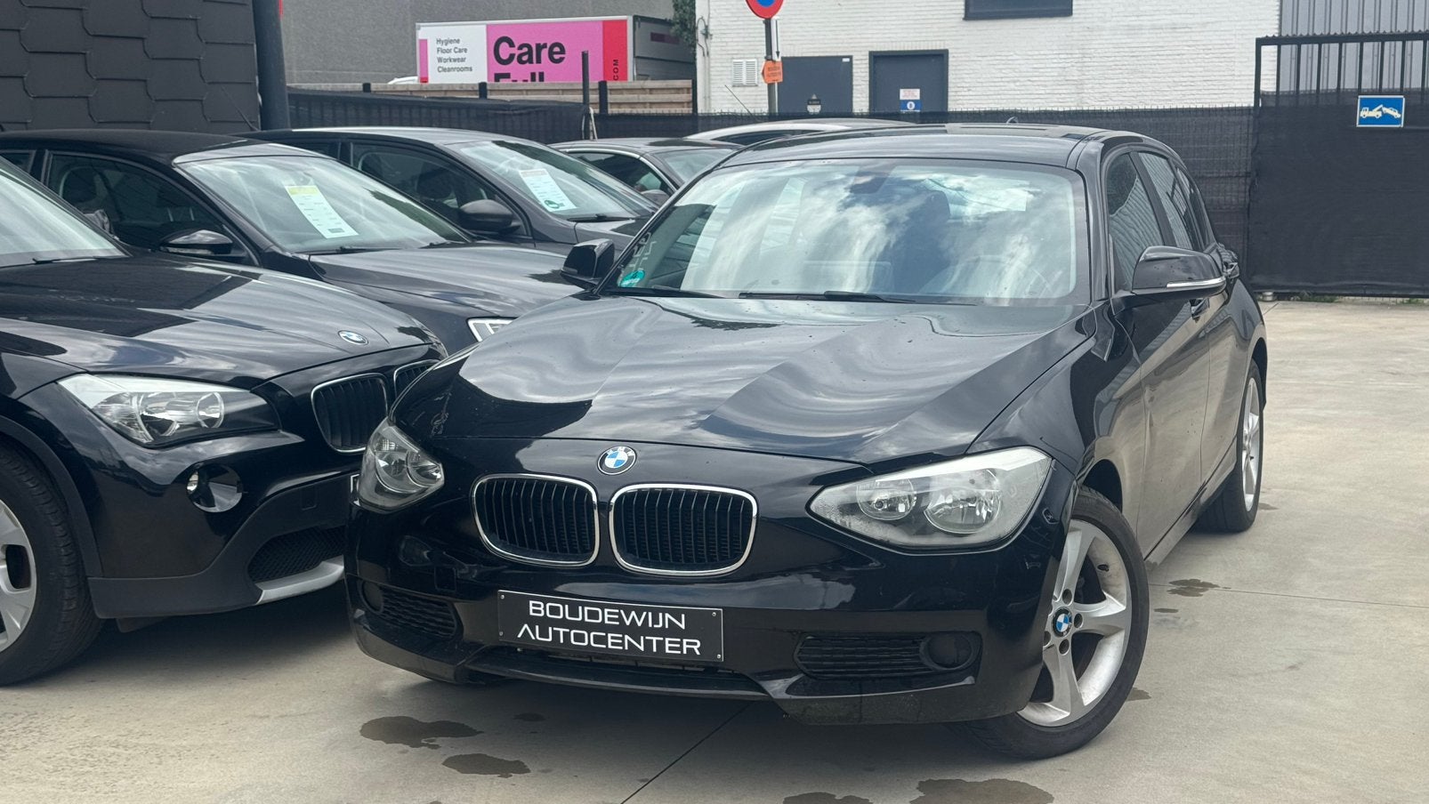 Bmw 1 serie 114i 1.6Benzine 144.xxxkm Veel Opties,Garantie, Auto's, BMW, USB, Zwart, Zwart, Handgeschakeld