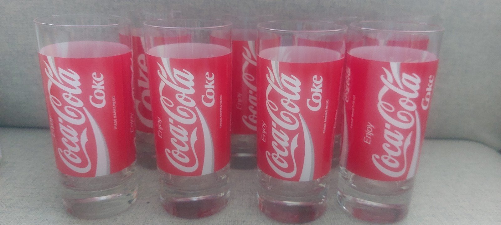 8 verres coca cola, Enlèvement ou Envoi
