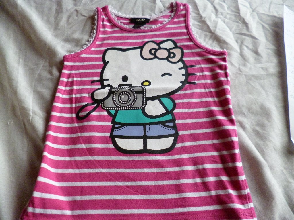 HELLO KITTY topje maat 98 - 104 NIEUW, Kinderen en Baby's, Kinderkleding | Maat 98, Meisje, H&M, Nieuw, Ophalen of Verzenden