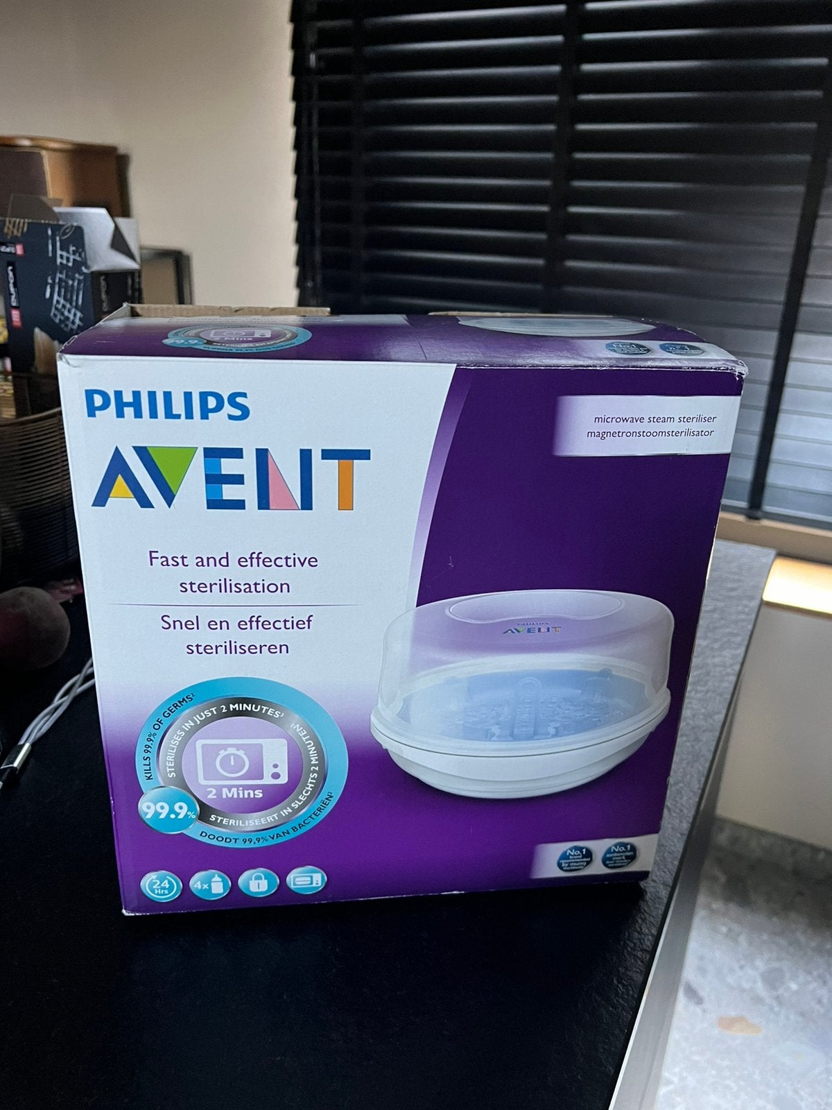Avent sterilisator nieuwstaat, Ophalen, Zo goed als nieuw, Sterilisator