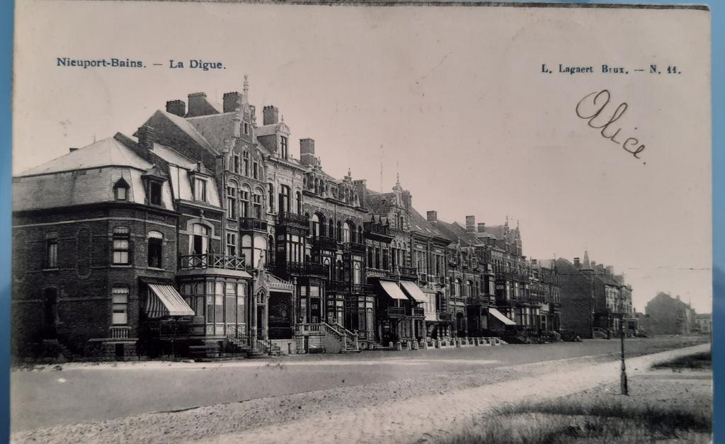 NIEUPORT NIEUPORT ZEEDIJK VILLAS DIGUE années 1906, Enlèvement ou Envoi