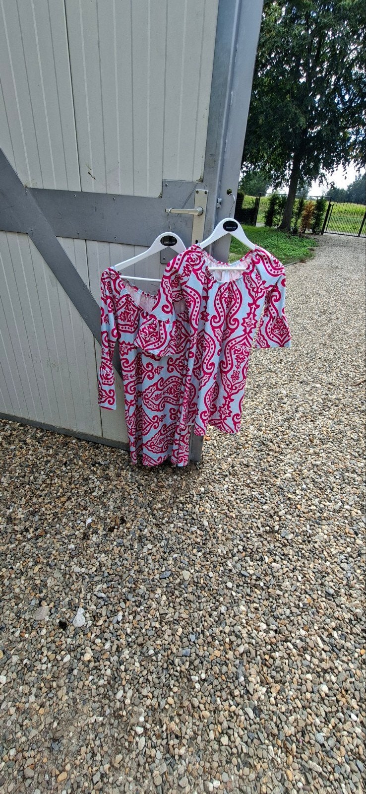 moeder en  meisje  jurk, Ophalen of Verzenden, Zo goed als nieuw, Maat 38/40 (M), Kleding