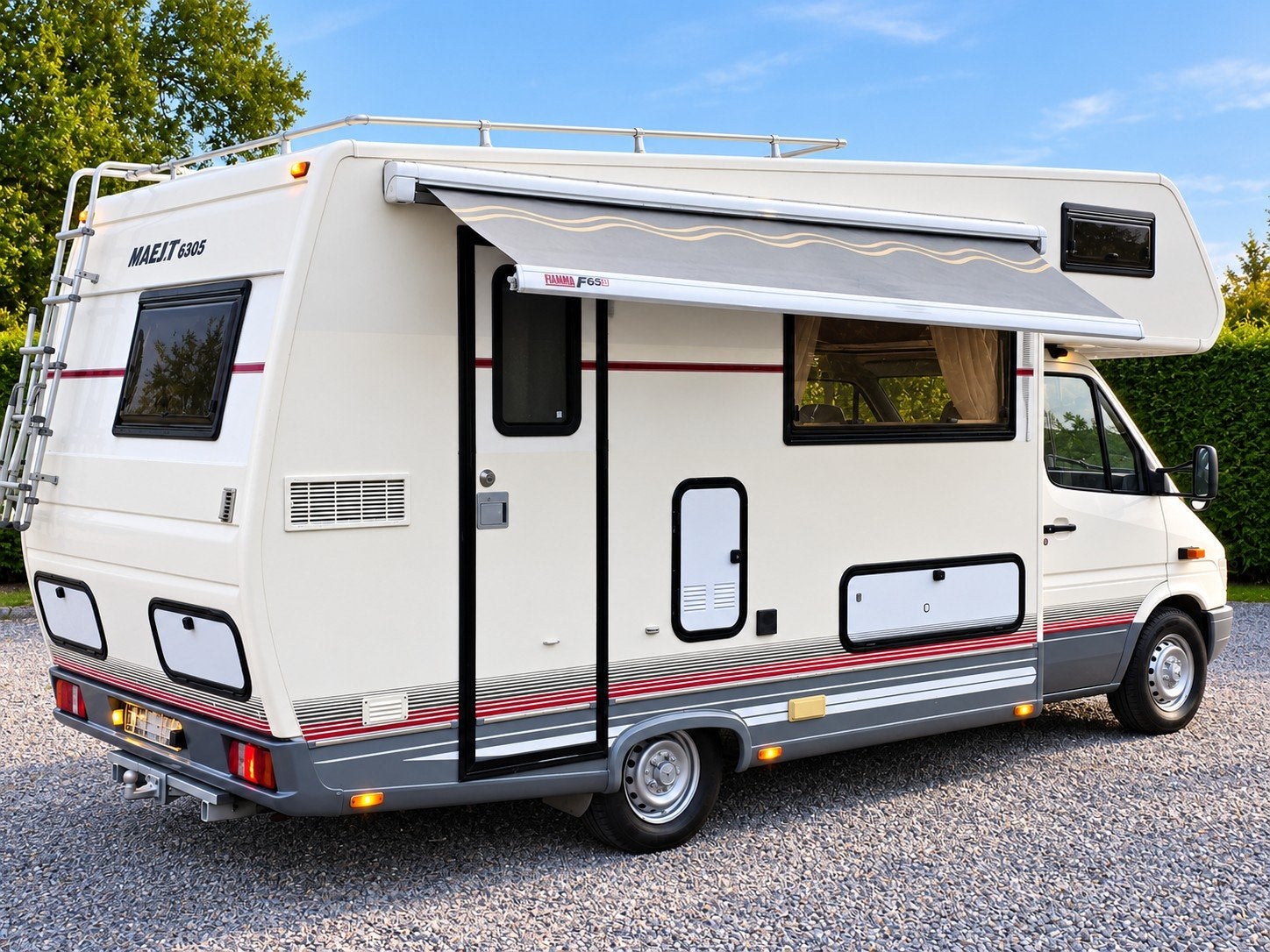 Mercedes Sprinter 312 Camper 1996 | 204.500 km | Zeer Net, Chemisch toilet, Buscamper of Camperbus, Fietsendrager, Bedrijf