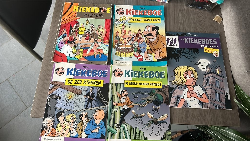 Kiekeboe 5 boeken, Plusieurs BD, Enlèvement ou Envoi, Utilisé, Merho