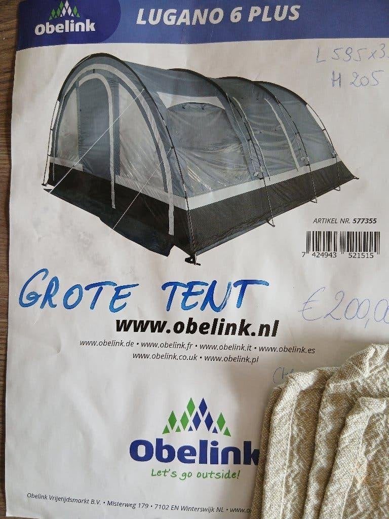 Tent 4 personen, Ophalen, Zo goed als nieuw, Tot en met 4