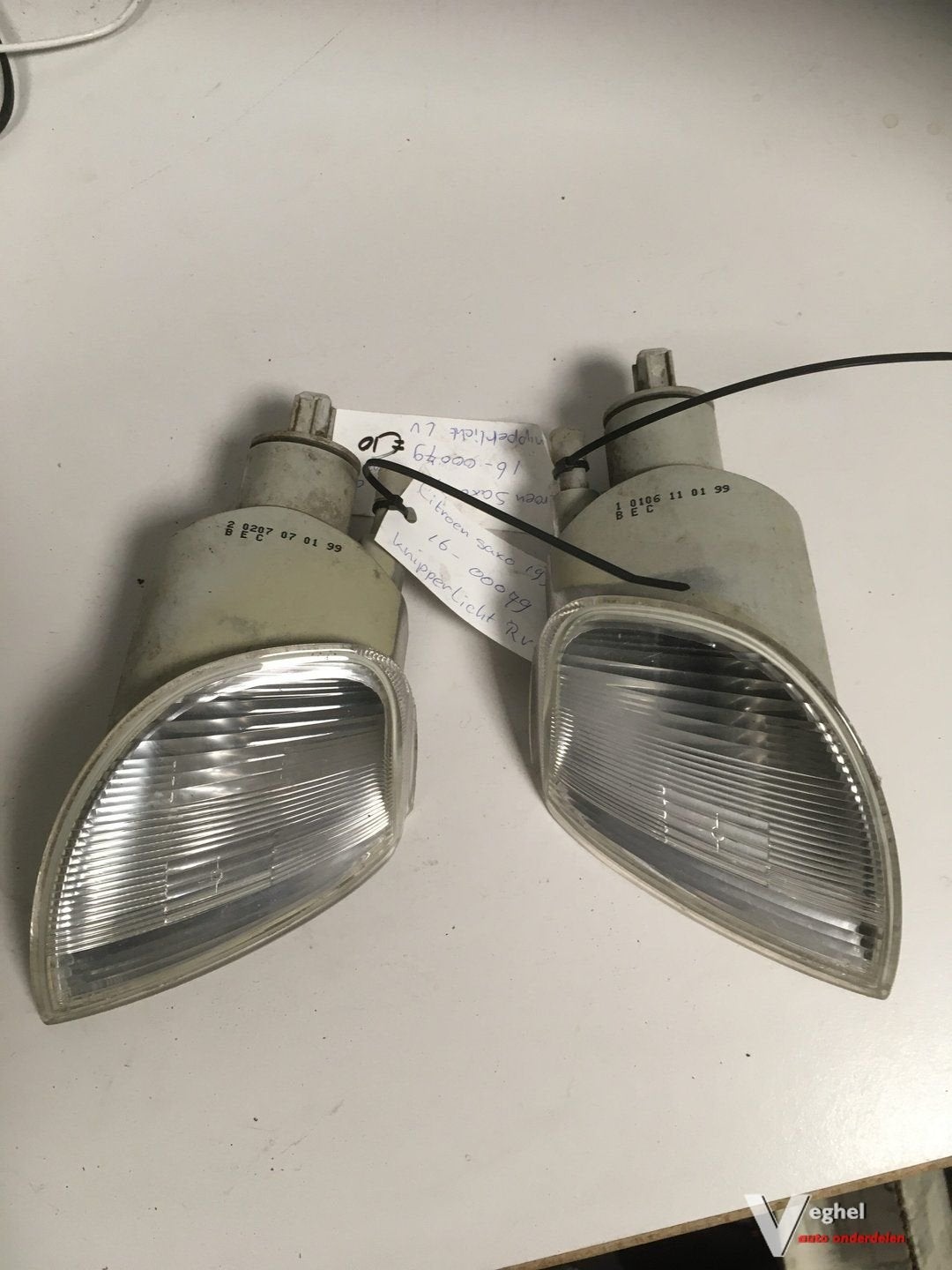 Citroen saxo 1998 knipperlicht rechts wit, -, Utilisé, -, -