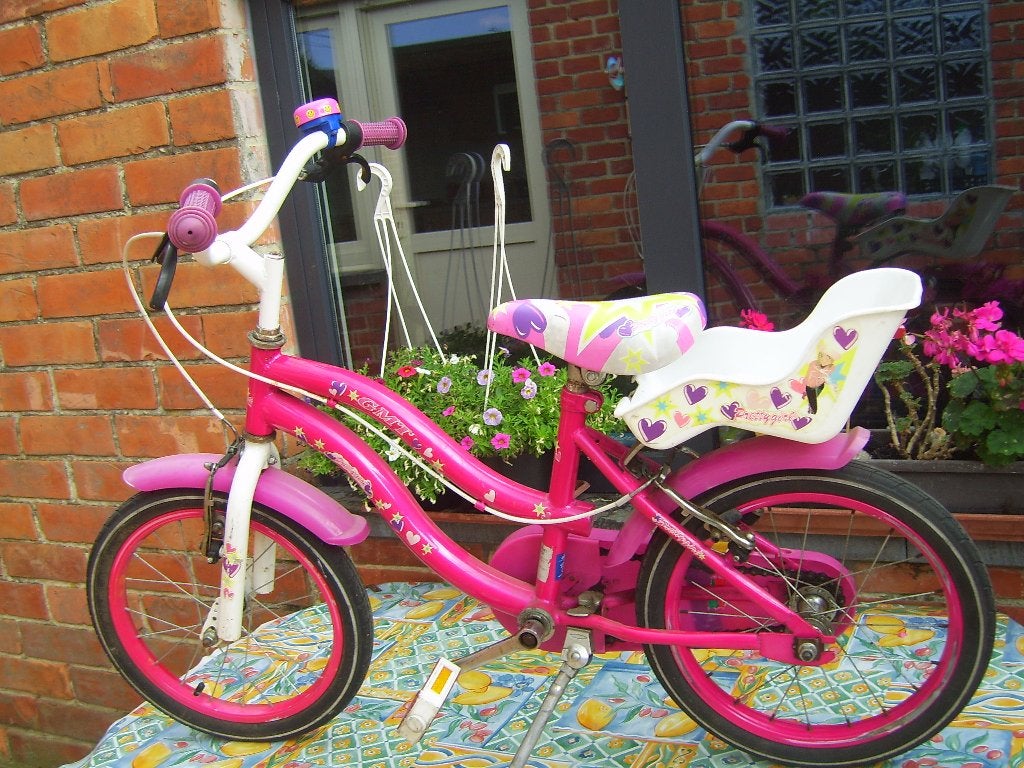 Kinderfiets voor meisjes 16'', Ophalen, Gebruikt, Velgrem, GMT