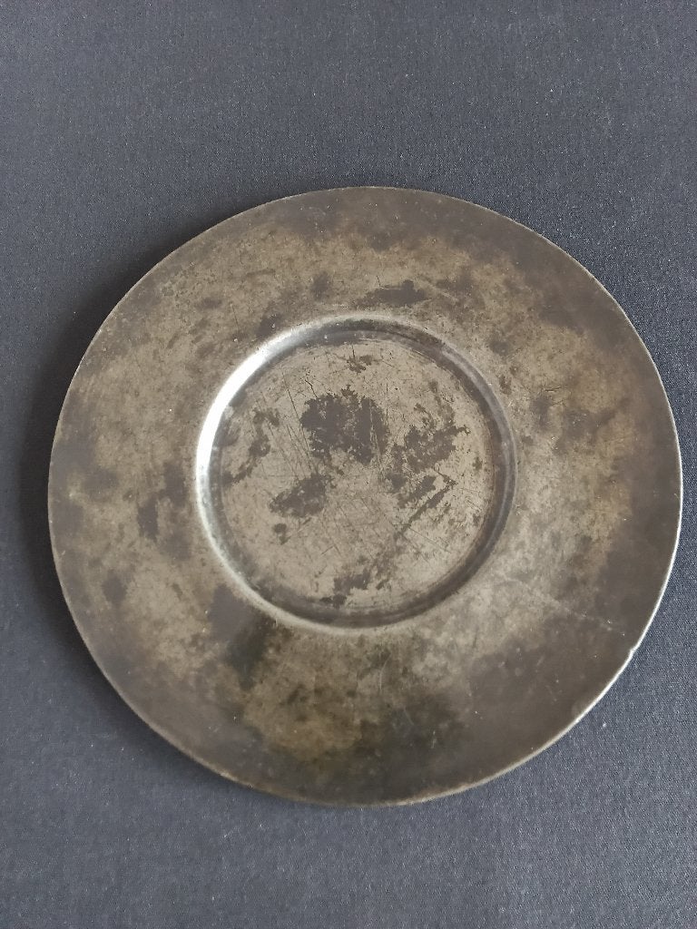 17e eeuws bordje in tin, Antiek en Kunst, Antiek | Tin, Ophalen of Verzenden