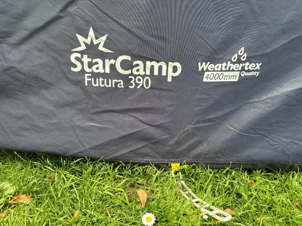 Starcamp futura 390 voortent, Caravans en Kamperen, Voortenten en Luifels, Ophalen, Zo goed als nieuw, Polyester, Starcamp