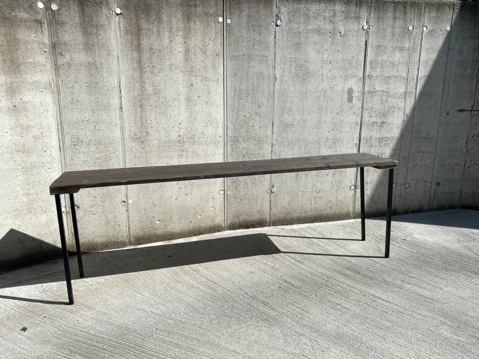 GRATIS lange sidetable, Enlèvement, Utilisé