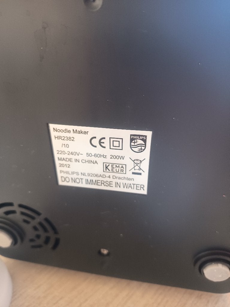 Philips pastamaker HR2382/10, Huis en Inrichting, Ophalen, Zo goed als nieuw