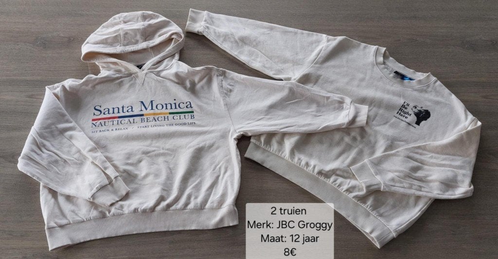 2 truien meisje: JBC maat 12 jaar (NIEUW), Kinderen en Baby's, Kinderkleding | Maat 152, Ophalen of Verzenden, Nieuw, JBC., Meisje