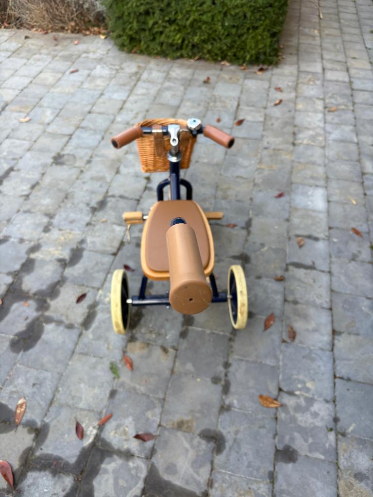 Banwood driewieler, Fietsen en Brommers, Ophalen, Zo goed als nieuw, Banwood, Duwstang