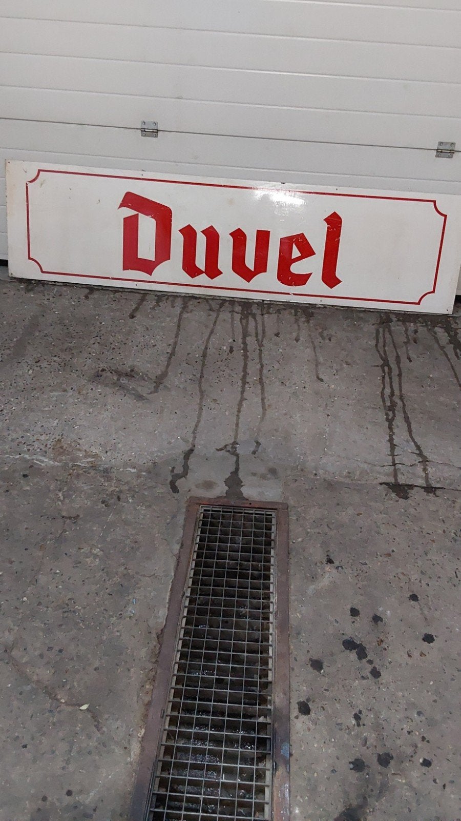 reclame bord Duvel, Verzamelen, Ophalen