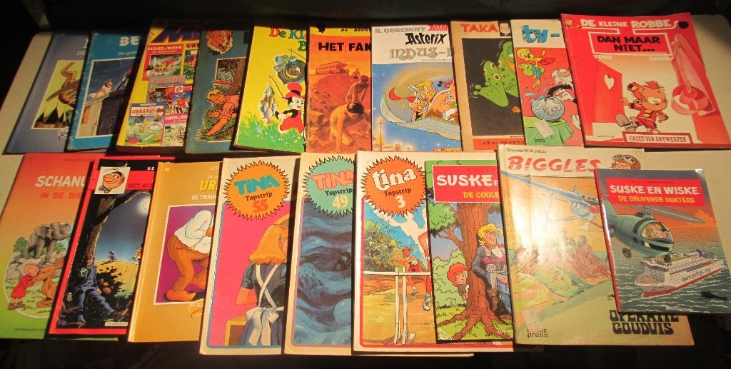 Mooie Partij van 19 Stripboeken, Boeken, Meerdere stripboeken, Ophalen of Verzenden, Zo goed als nieuw