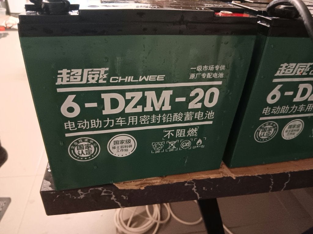 Batterijen voor elektrische scooter, steps of wat dan ook, Vélos & Vélomoteurs, Xinri, Classe B (45 km/h), Enlèvement, Utilisé