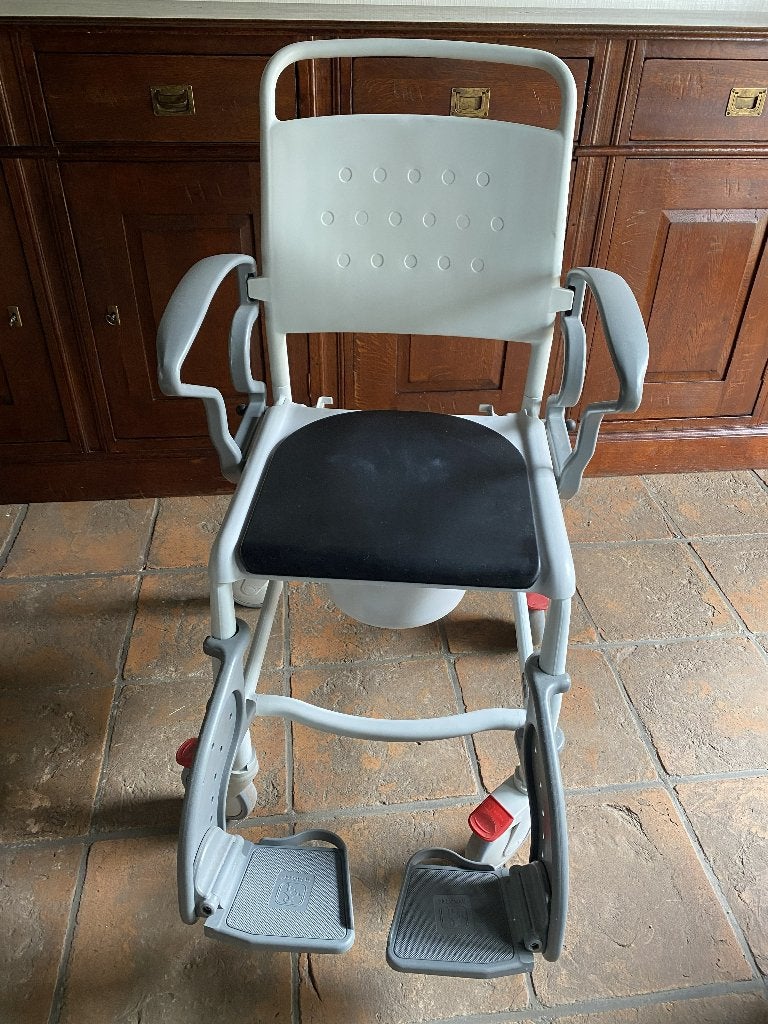 Toiletrolstoel, Ophalen, Gebruikt, Duwrolstoel
