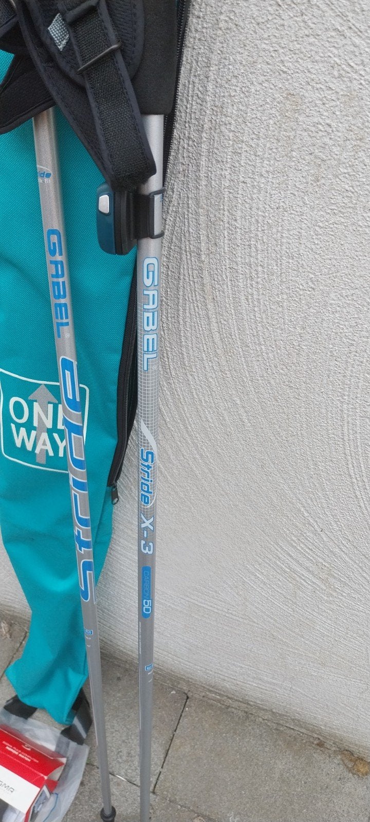 Nordic walking stokken 105cm., Sport en Fitness, Ophalen, Zo goed als nieuw, Wandelstok