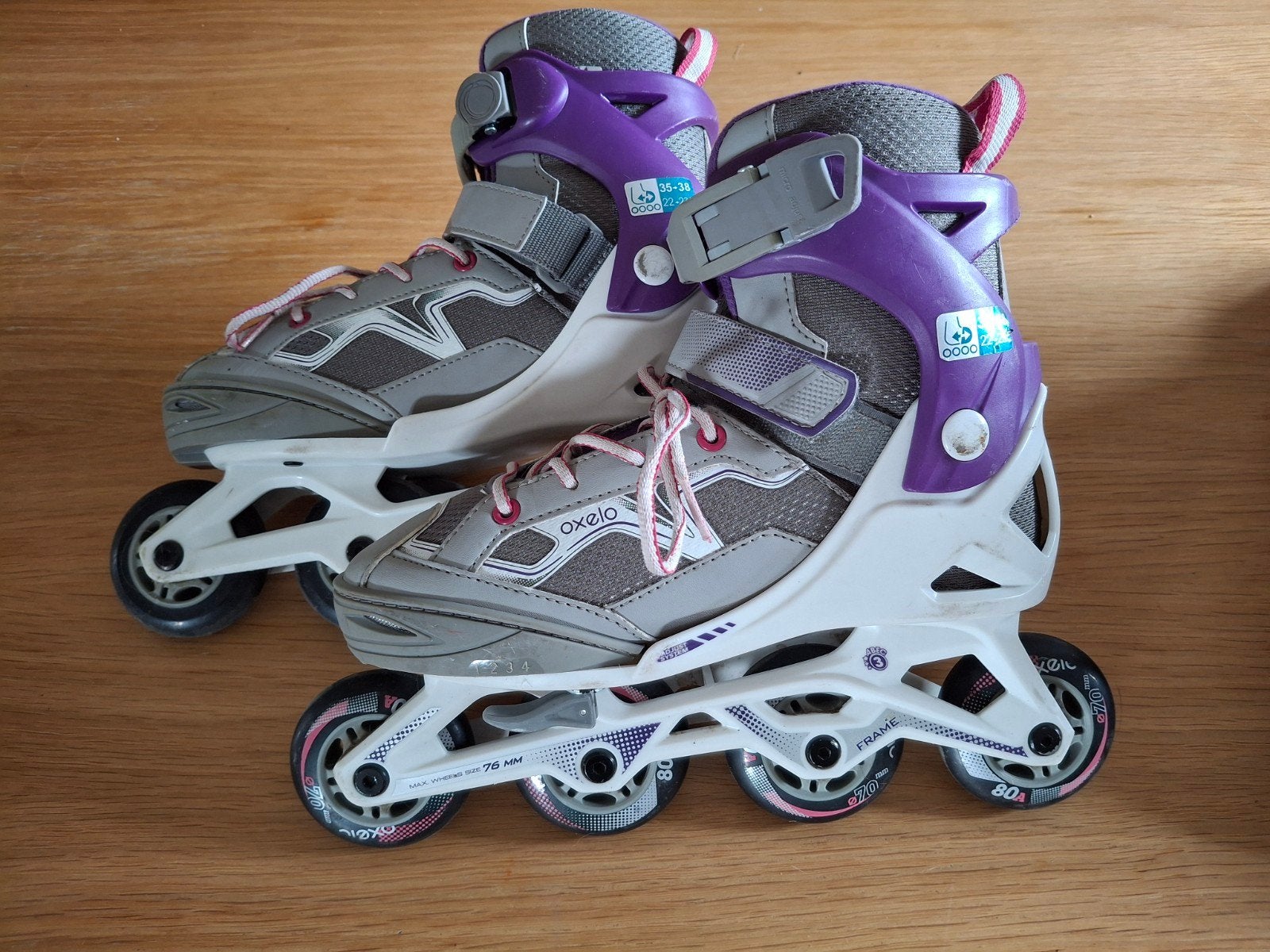 Inline skates, Sports & Fitness, Patins à roulettes alignées, Autres marques, Rollers 4 roues en ligne, Réglable, Enlèvement