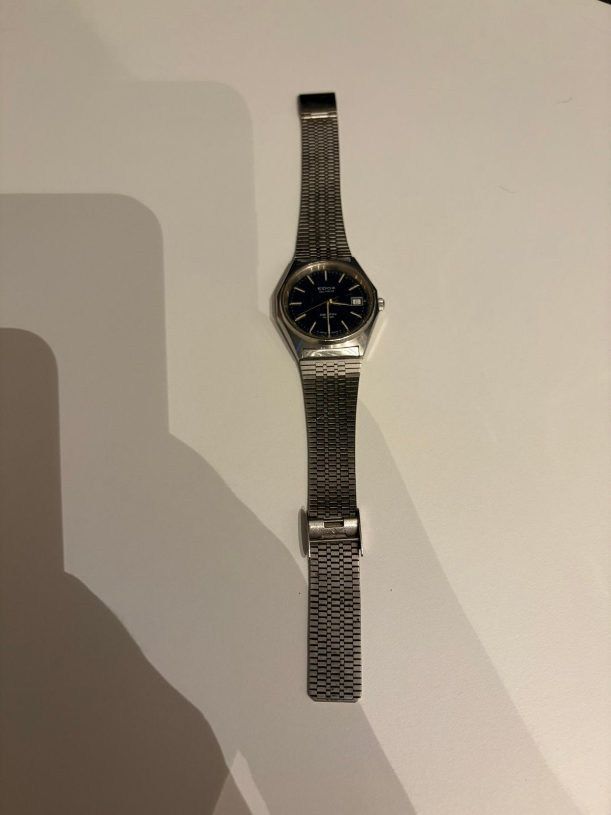 Delfin quartz horloge, Ophalen, Staal, Gebruikt, Staal