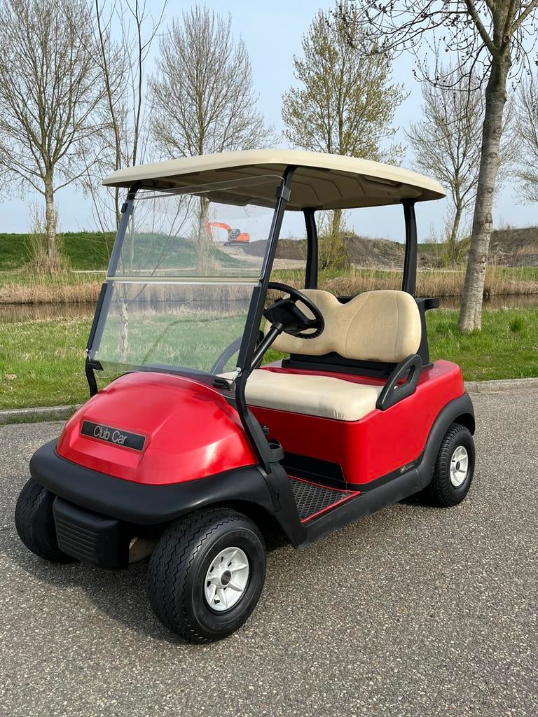 Electrische golfkar clubcar met splinternieuwe batterijen, Ophalen, Zo goed als nieuw, Golfkar