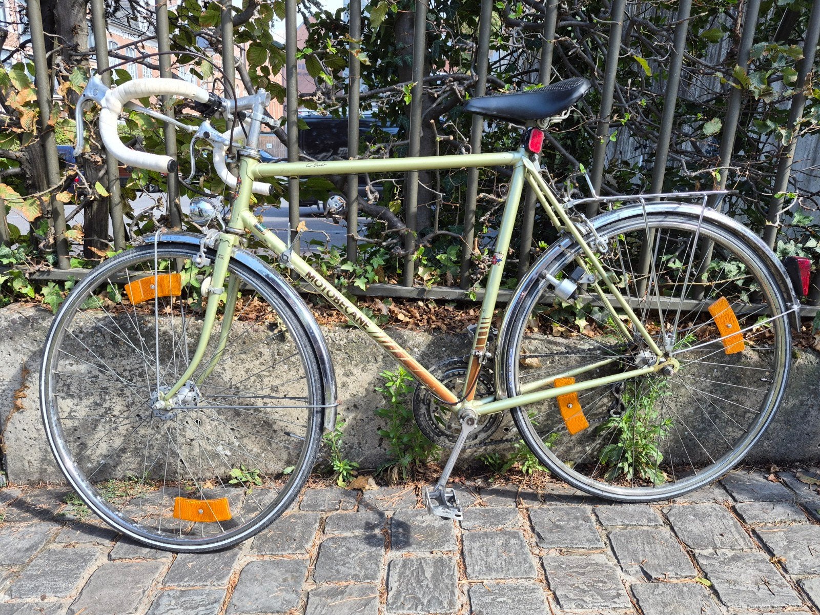 Retro koersfiets Motobecane, Enlèvement, Frein sur jante, Motobecane, Années 60 ou plus récent