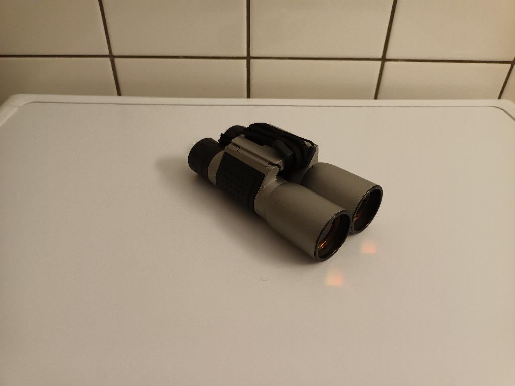 Compacte verrekijker 12 x 32, Audio, Tv en Foto, Optische apparatuur | Verrekijkers, Gebruikt, Dakkant (recht), Ophalen of Verzenden