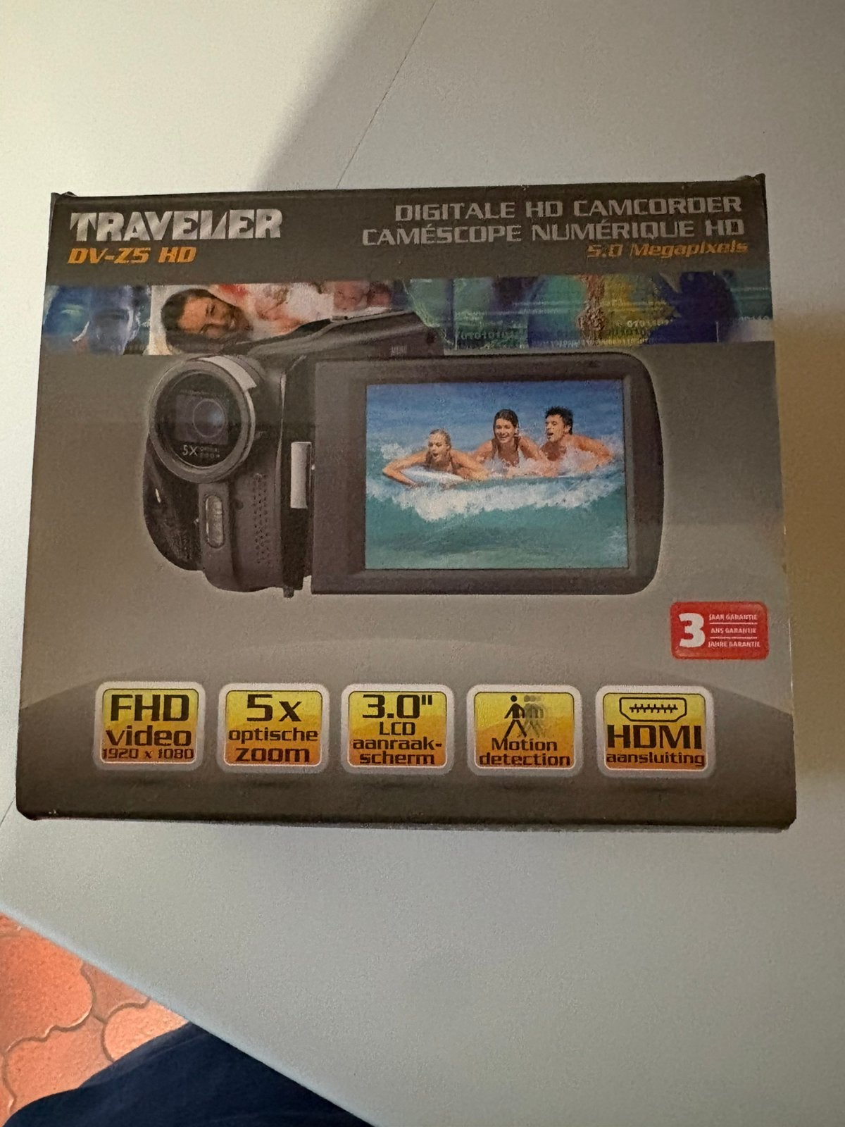 Traveler DV-Z5 HD, Audio, Tv en Foto, Ophalen of Verzenden, Nieuw, Camera, Overige merken