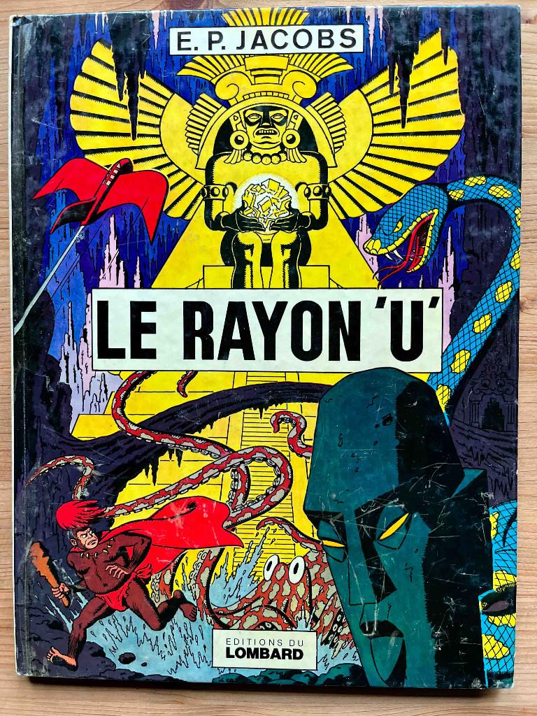LE RAYON U  Edgar P. JACOBS 1974, Enlèvement ou Envoi, Edgar P. Jacobs, Une BD, Utilisé