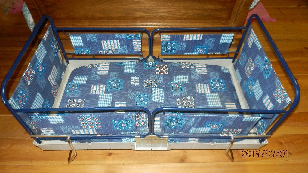 (18) -lit valise pliable enfant vintage - comme neuf -, Enlèvement, Comme neuf, Moins de 140 cm, Moins de 70 cm