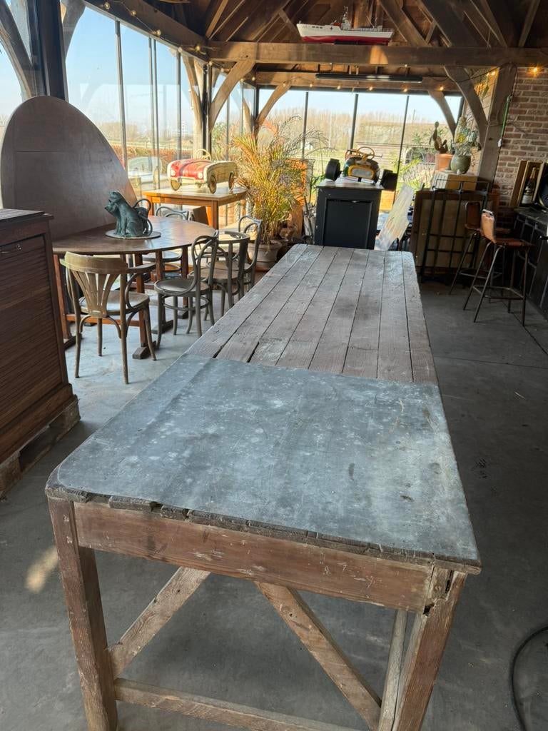 100’jarige fabriekstafel, Antiek en Kunst, Ophalen