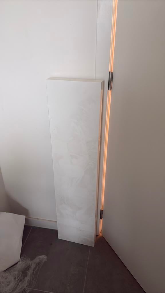 Witte ikea plank 80cm, Doe-het-zelf en Bouw, Ophalen, Zo goed als nieuw, Plank