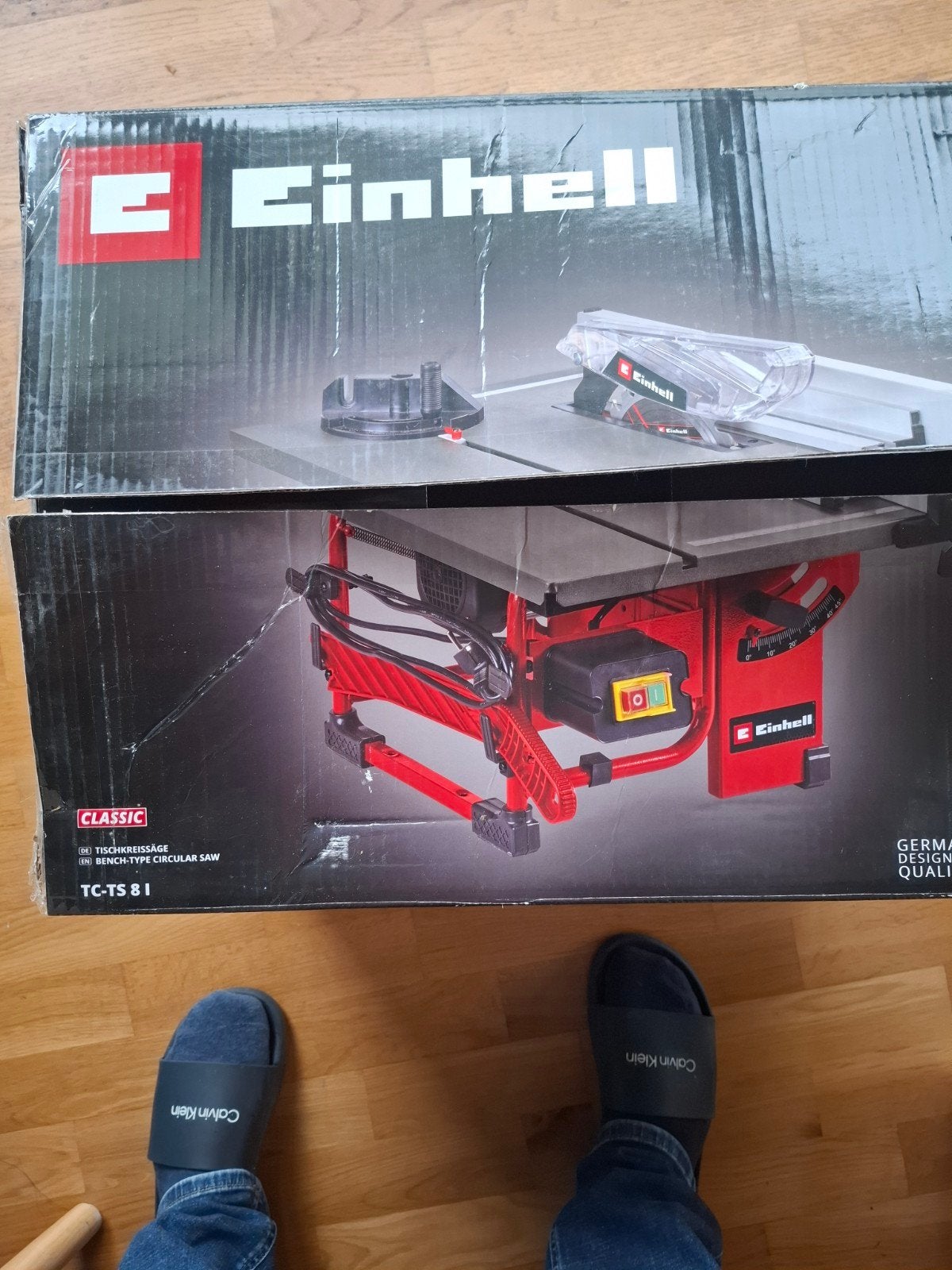 scie circulaire sur table einhell 8l, Enlèvement, Neuf, Scie circulaire