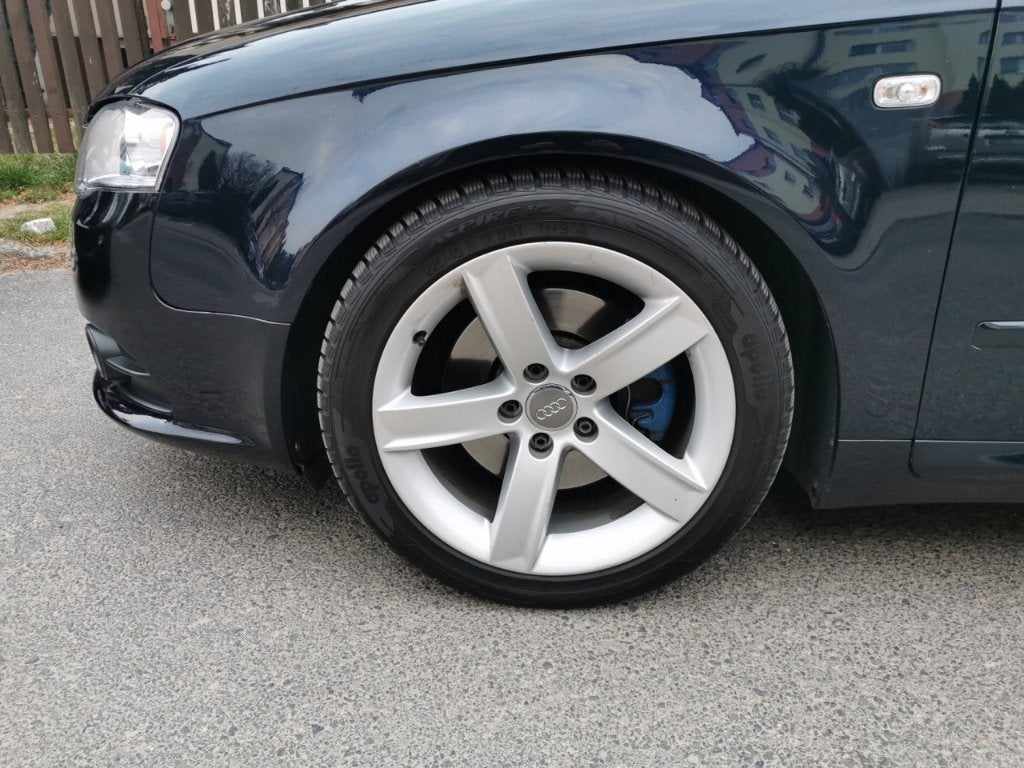 Mooie 17'' ALU VELGEN + winterbanden DUNLOP 225/50 R17(AUDI), Ophalen, Gebruikt, Velg(en), 17 inch