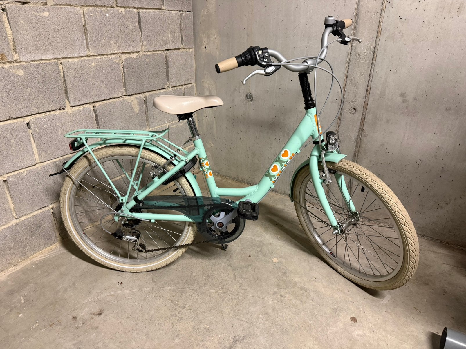 Kinderfiets 22 inch bike fun kids, Ophalen, 22 inch, Gebruikt, Velgrem