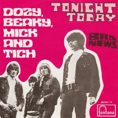 Dozy, Beaky, Mick And Tich ‎– Tonight Today, 7 inch, Single, Ophalen of Verzenden, Zo goed als nieuw