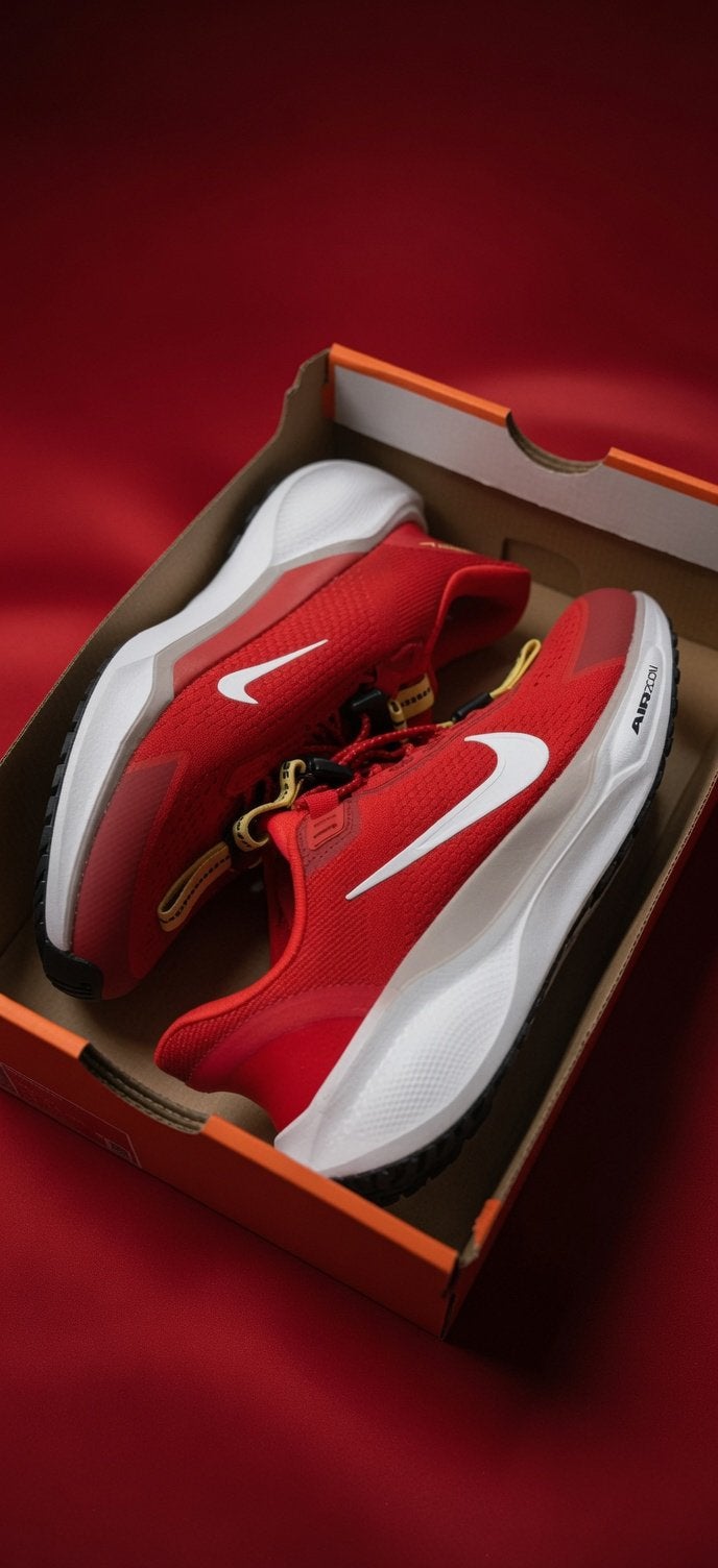 Nike Pegasus 41 EasyOn rouges taille EU40 neuves à vendre, Neuf, Chaussures de course à pied, Autres sports, Enlèvement ou Envoi