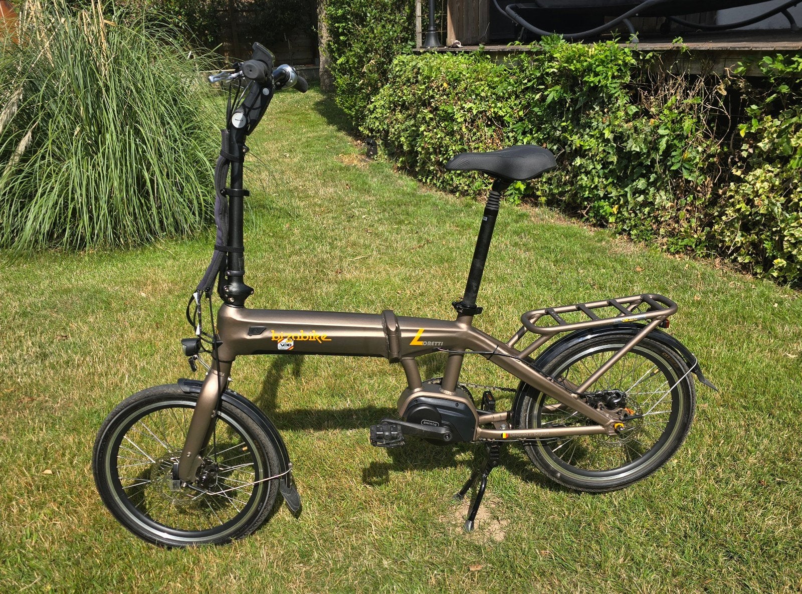 Vélo électrique pliant Bizobike , moteur central Bafang, Ophalen, Versnellingen