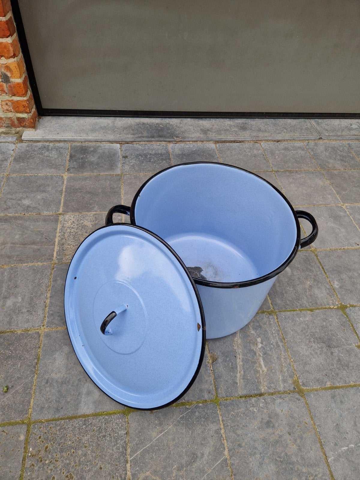 grote geëmailleerde kookpot, Antiek en Kunst, Ophalen