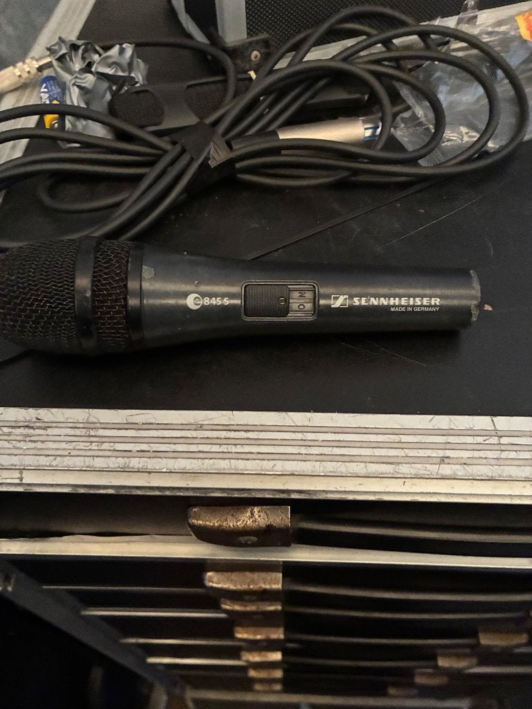 Microphone sennheizer e 845 s, Muziek en Instrumenten, Ophalen, Gebruikt, Zangmicrofoon
