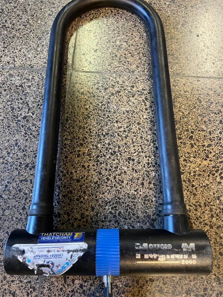 Cadenas en U pour moto Oxford avec 1 clé, Enlèvement, Comme neuf