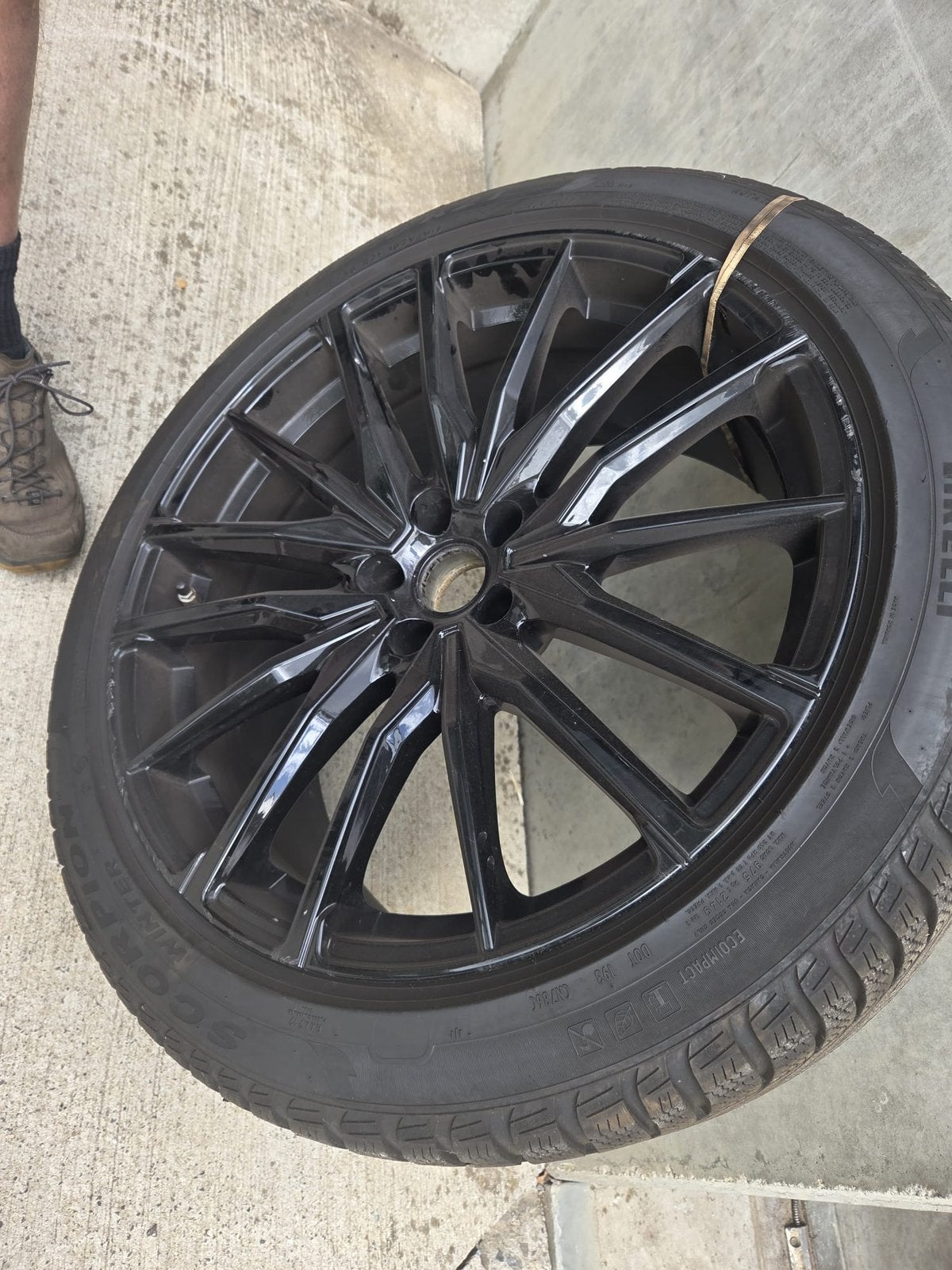 Pirelli runflat op velg voor X5 45/50, Ophalen, Velg(en)